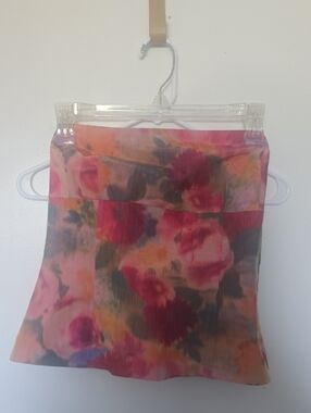 Trina Turk Pink Multi Floral Crop Top